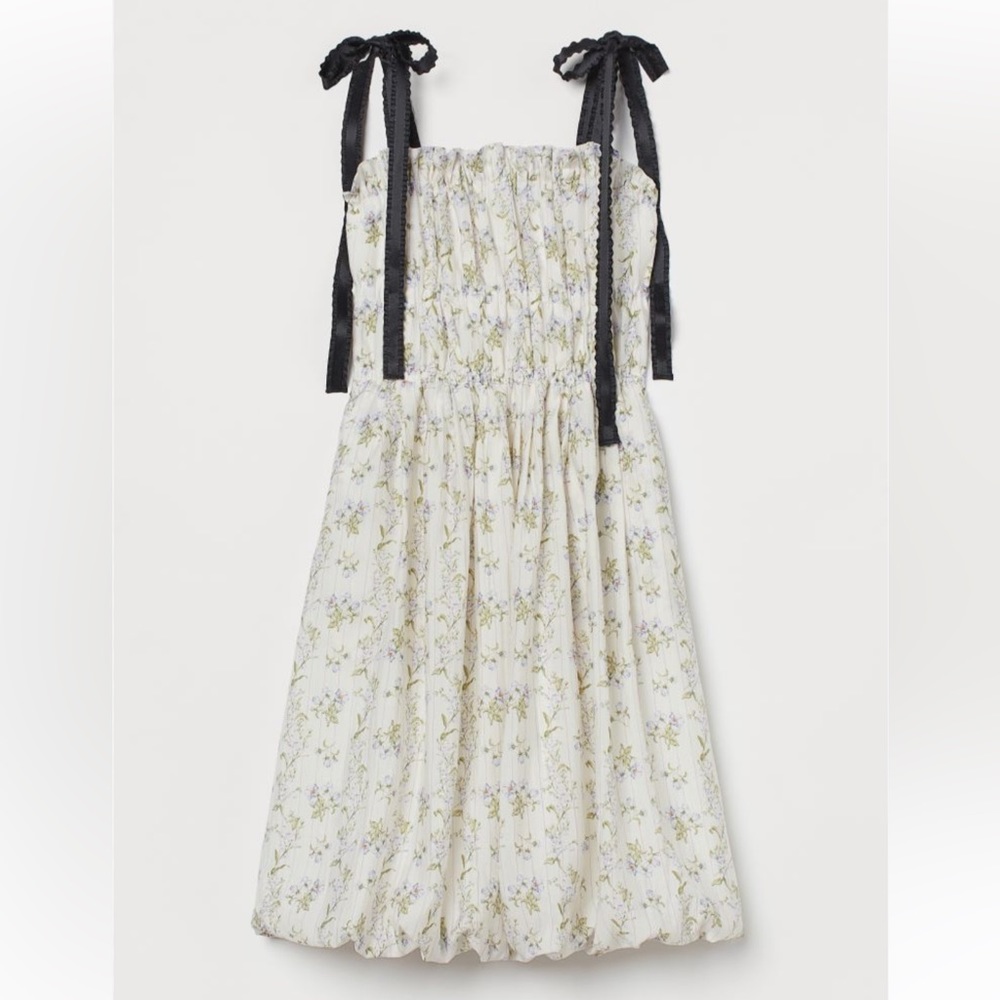 Brock Collection x H&M floral tie strap dress